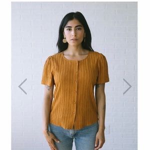 NWT Tradlands Barcelona Top in Sienna